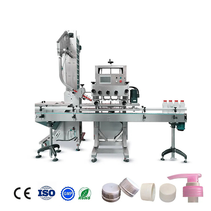 Täisautomaatne klaaspudeli korkimismasin šampooni jaoks