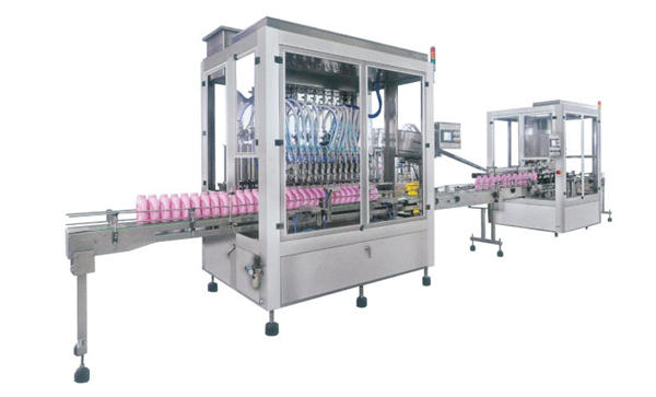 Roostevabast terasest automaatne pesuvahendi täitmise masin 